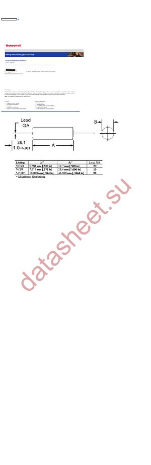 VC3D10 datasheet  